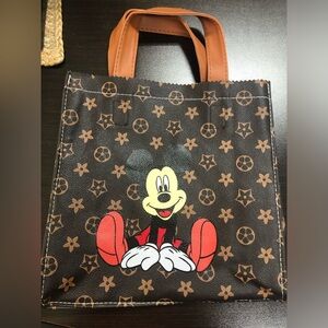 NWOT Disney Mickey Mouse Brown and Black Tote